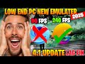 🔥Best emulator for low end pc  Tencent gaming buddy download | 4.1 Update Lag Fix