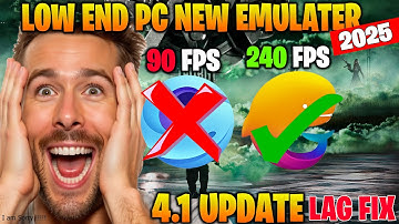 🔥Best emulator for low end pc  Tencent gaming buddy download | 4.1 Update Lag Fix