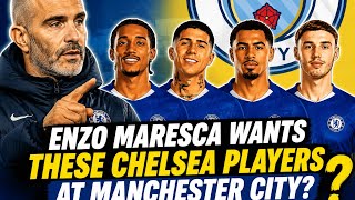 Enzo Maresca wants Chelsea players at Manchester City. #fyp #viral