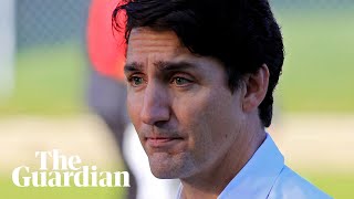 Justin Trudeau faces media after blackface images emerge – watch live