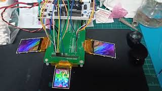 2024.10.10 SPI LCD x3 Test STM32H5