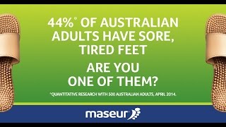 maseur: Say goodbye to sore, tired feet.