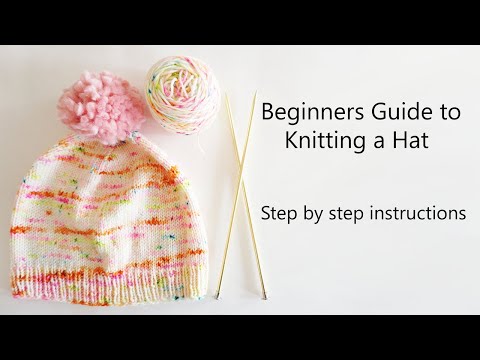 帽子を編むための初心者ガイド|ステップバイステップの説明