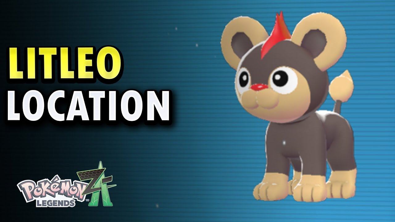 Litleo Location Pokemon Legends Z-A Pokedex 045 - YouTube