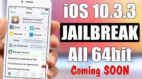 iOS 10.3.3 JAILBREAK For All 64-Bit Devices - Coming Soon !