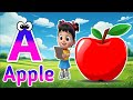 Phonics Song 2 with TWO Words in 3D - A For Airplane - ABC Alphabet Songs with Sounds for Children