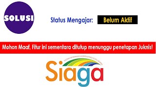 Solusi Belum Aktif Mohon Maaf Fitur Ini Sementara Ditutup Menunggu Penetapan Juknis || Siaga Pendis screenshot 2