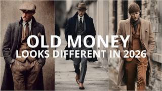 Why "Old Money" Looks Different in 2026 (Top 5 Outfits)