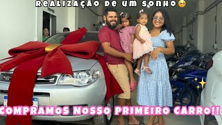 COMPRAMOS NOSSO PRIMEIRO CARRO!! 🥺❤️ REALIZAÇÃO DE UM SONHO 😭