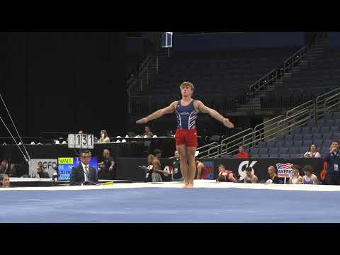 Cash Johnston | Floor Exercise | 2022 OOFOS U.S. Championships | Junior Men Day 2