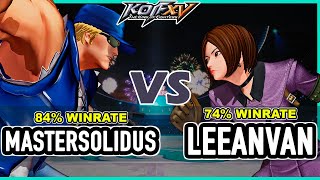 KOF XV 🔥 Mastersolidus (Clark/O.Yashiro/Shermie) vs Leeanvan (Isla/Whip/B.Jenet)