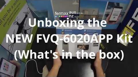 Unboxing the FERMVISION Qseries 2-Wire FVQ-6020APP Kit - What
