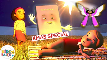 Silent Night Holy Night | 3D Animated Christmas Song With Lyrics For Kids | Kids Faith TV