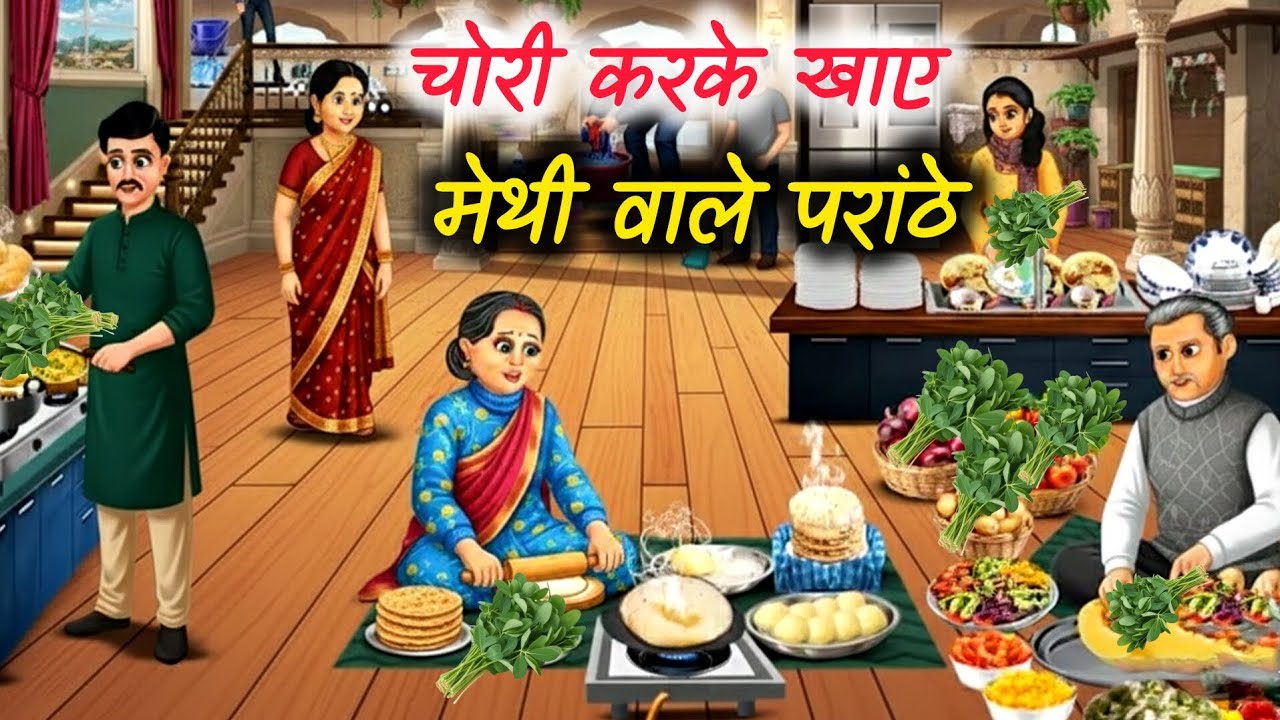 सास ने बनाए मेथी के परांठे | sas bahu story | 2026 hindi kahani|