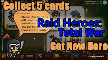 Raid heroes: Total War Recruiting New Heroes