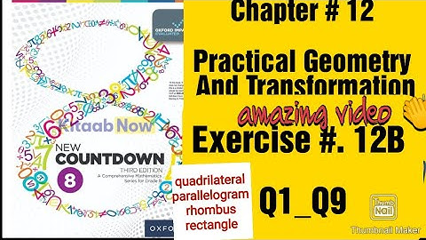 oxford new countdown book 8 third edition | chapter 12 |   Exercise 12B| Q1_Q9  complete