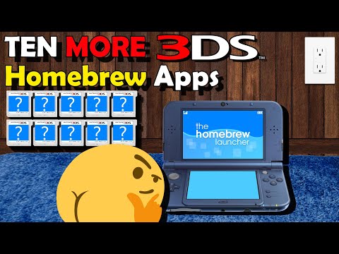 10 MORE Nintendo 3DS Homebrew Programs! - YouTube