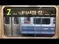 On board a Mets-Willets Point bound R188 7 train from 34 Street-Hudson Yards to Mets-Willets Point