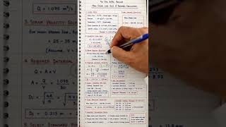 Main Steam Line Size Calculation | 90 TPH Boiler | Boiler Engineer Notes 📘 #steamboiler #tube