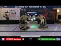 2023 IWAS Wheelchair Fencing World Cup I Washington DC | Women's foil A and men's sabre B