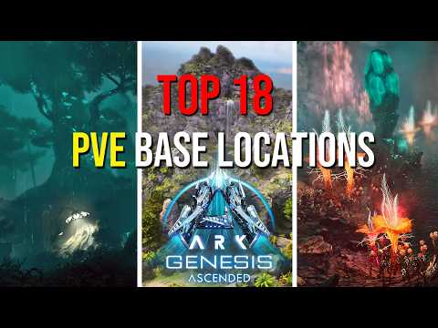 Top 18 PVE Base Locations For GENESIS | ARK: Ascended