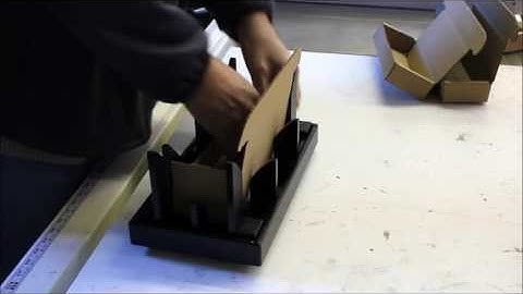 Easy Fold Corrugated Cardboard Box Mailer Folding Fixture Jig Machine