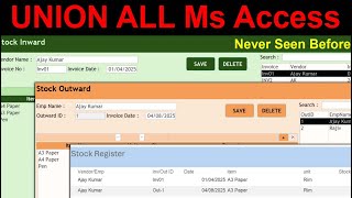 🔥 MS Access Secret Trick! Combine Multiple Tables with ONE Simple SQL Query (UNION ALL Explained)