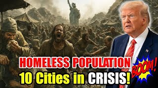 Homeless Population Booms in America’s 10 Largest Cities – It’s Worse Than You Think!