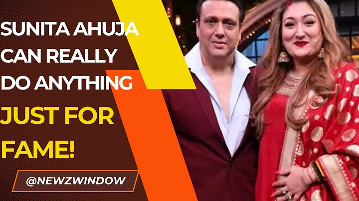 Sunita Ahuja Is Using Her Divorce News Just For Fame?