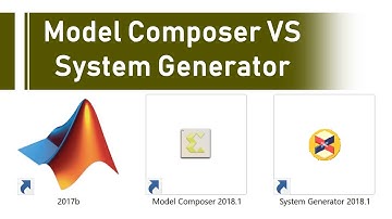 Model Composer 2018 VS System Generator , Matlab, Vivado, HLS, SDK