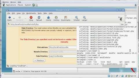 Install Moodle on Debian GNU/Linux