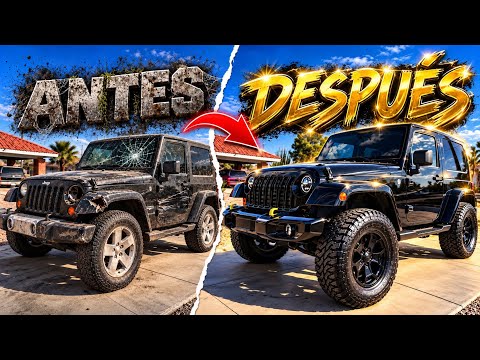 TRANSFORMACIÓN DE MI JEEP EN UN SOLO VIDEO 🔥💪🏻