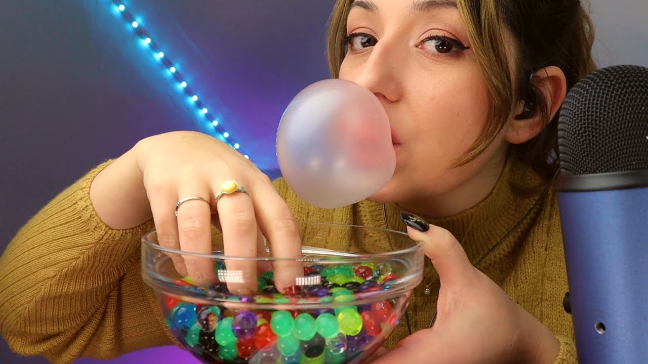 ASMR | SAKIZ ÇİĞNEME (Hunharca 😀) BALON ŞİŞİRME SESLERİ | TÜRKÇE ASMR