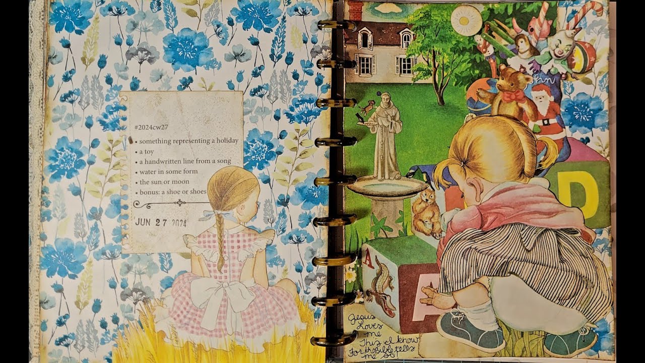 #2024cw27 Collage with Margarete Miller Prompts Collage in my # ...