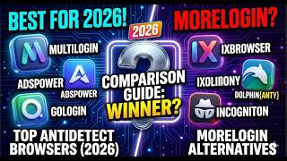 Top Antidetect Browsers: MoreLogin Alternatives and Comparison Guide (2026)
