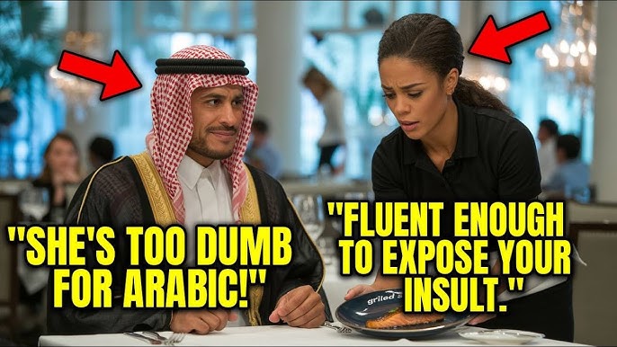 Billionaire Mocked Black Waitress in Arabic — Seconds Later She Answered  Back Fluently