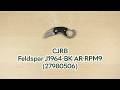 Розпаковка CJRB Feldspar J1964-BK AR-RPM9 фліпер Чорний G10 EDC (27980506)