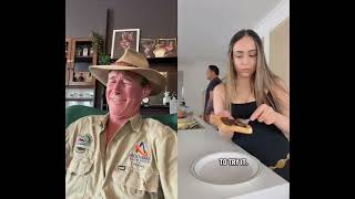 An American trying Vegemite for the first time. #askanyaussie #crocturnbull #australia #usa 