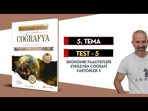 5.TEMA / TEST - 5 #maarifmodelicoğrafya #maarifcoğrafya
