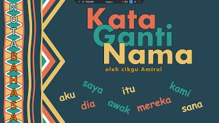 BM TAHUN 3 | KATA GANTI NAMA | KATA GANTI NAMA DIRI