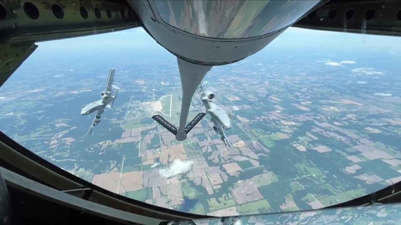 185th Media Flight shots from plane - YouTube