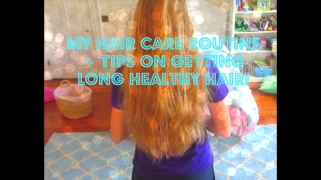 My Hair Care Routine + Tips On Getting Long Healthy Hair! - YouTube