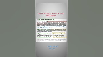 Day 1/30 Carol Gilligan