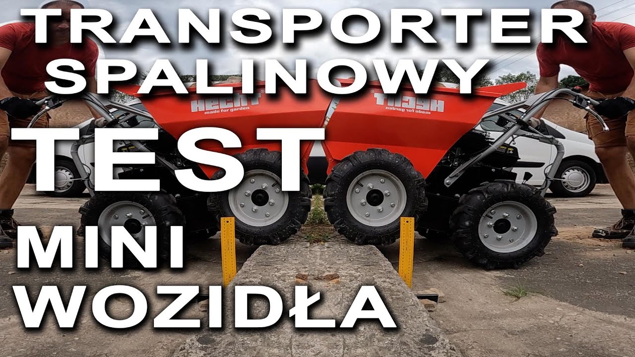 TRANSPORTER HECHT 2636 TEST mini wozidło, Pan Rębak