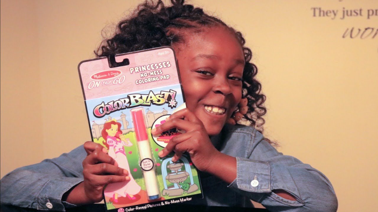 COLORBLAST NO MESS COLORING PAD - YouTube