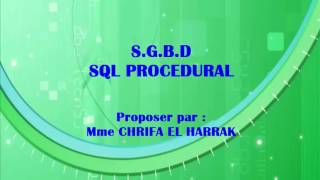 SQL Procédural (Transact sql) : 4-Les Transactions (I).