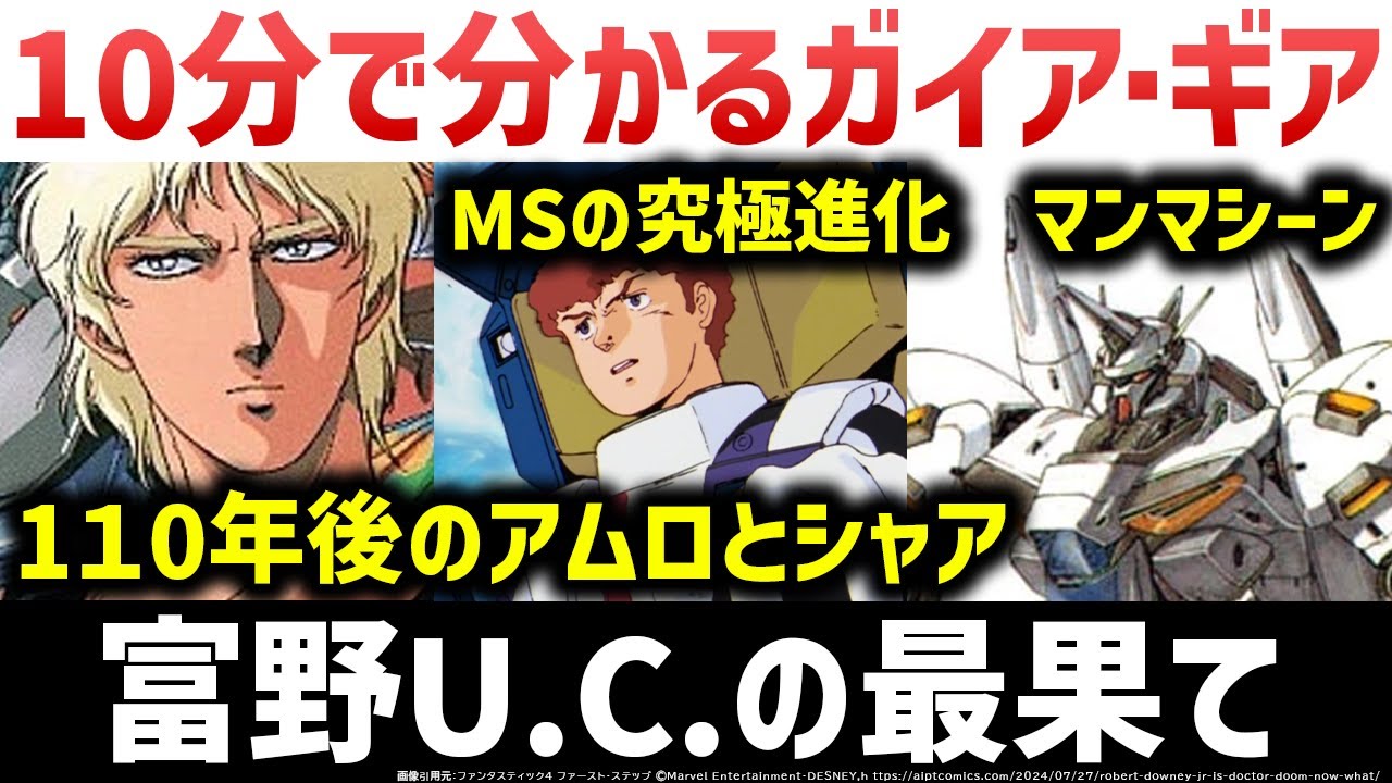 アムロとシャアの110年後を描いた幻のガンダム作品。ガイア・ギアを10分で解説:富野監督が描いた宇宙世紀の最果てとは?ガイア・ギア解説・考察|機動戦士ガンダム解説考察
