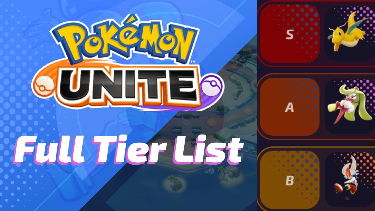Solo Queue & 5 Stack Tier List for Pokemon Unite - YouTube