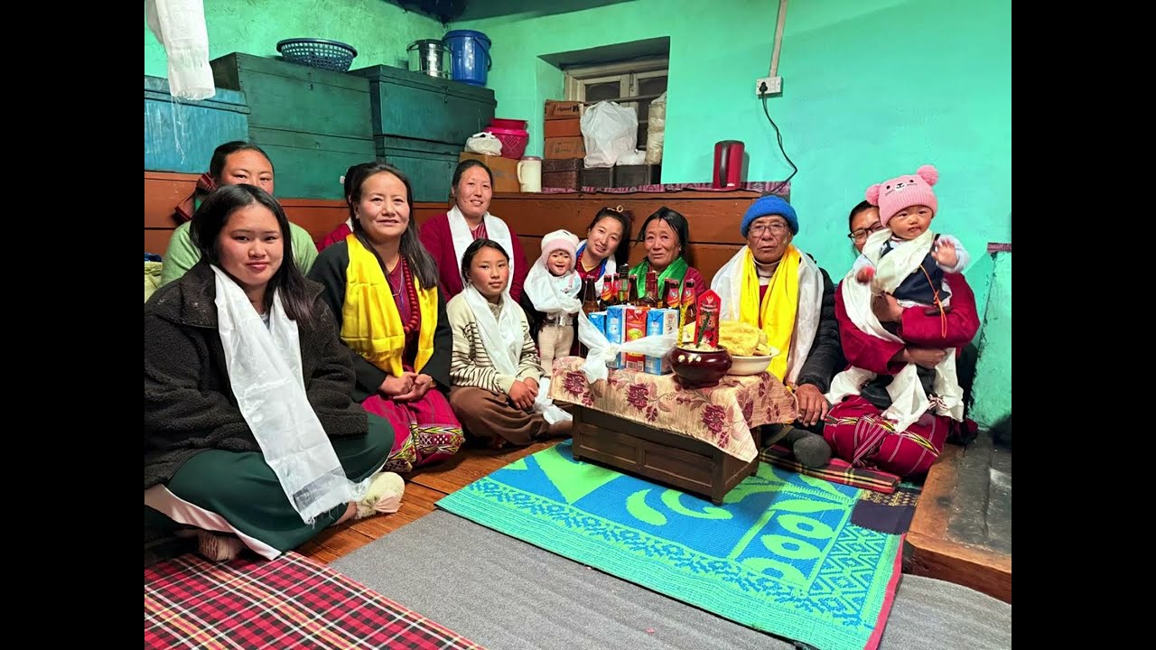 Happy Loser Tashi delek my lovely family’s big part 🍛