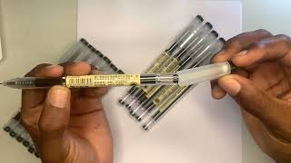 Review: Black Gel Pen - Chinco 0.35 mm Black Gel Ink Pen Extra-Fine Ballpoint Pen